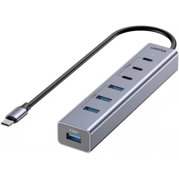 UNITEK Active USB-C Hub 3x USB-C 10Gbps 4x USB-A