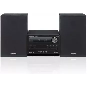 PANASONIC Micro Hi-Fi System SC-PM250EE-K - 20W RMS, CD/MP3, Bluetooth, FM Radio, Black