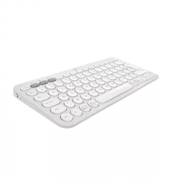 Logitech Pebble Keys 2 K380s Wireless Keyboard, Tonal White