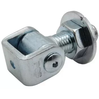 PSG 61.013.01 Weld-on hinge - M20 thread (adjustable, galvanised eye)