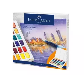 Faber-Castell Polychromos Artists' Coloured Pencils - 48 Pieces - Assorted Colours