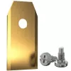 EXTRA DIGITAL Robotic Lawnmower Blades, 35x18x0.75 mm, Titanium-Coated, 30 Pieces