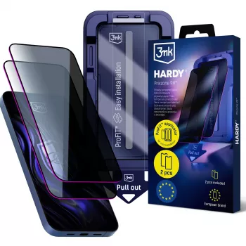 3MK PROTECTION Apple iPhone 14 Pro - 3mk Hardy Privzone 9H Tempered Glass Privacy Screen Protector