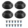 SUNNYLIFE 4x Motor Protection Covers for DJI Avata 2 Drone - Silicone Dustproof Scratch-Resistant Anti-Collision - Black
