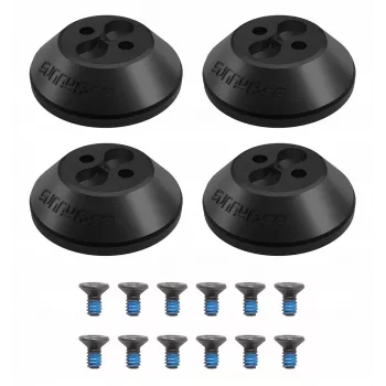 SUNNYLIFE 4x Motor Protection Covers for DJI Avata 2 Drone - Silicone Dustproof Scratch-Resistant Anti-Collision - Black