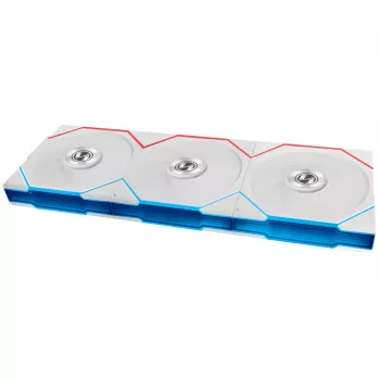 Lian Li UNI FAN TL FLEX Wireless ARGB 120mm Fan, White, 3-Pack with Controller