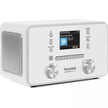 TechniSat DigitRadio 550 IR Internet DAB+ FM Radio with Bluetooth, Spotify Connect, 20W Stereo, Colour TFT Display, White