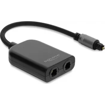 Delock S/PDIF TOSLINK Splitter 1 In 2 Out
