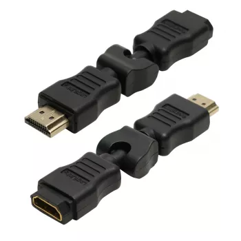 LogiLink HDMI Angled Adapter 270° Plug to Socket 4K 60Hz