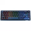 Ducky OK-M 65 Gaming Keyboard, 65%, Hot-Swappable, RGB, ANSI - KTT Wine Red Switches