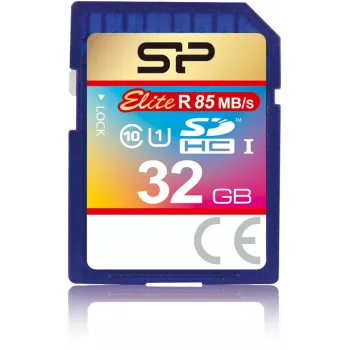 Silicon Power Elite SDHC 32GB UHS-I Memory Card (SP032GBSDHAU1V10)