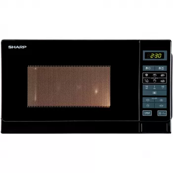 Sharp R-242(BK)W Solo Microwave - 20 Litres - 800 W - Black