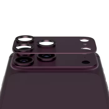 PanzerGlass Fender Camera Lens Protector for iPhone 18 Pro Max - Dark Cherry