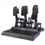 Conspit CPP-Lite 3-Pedal Set with Load-Cell Brake, Hall-Effect Throttle and Clutch, CNC Aluminium, USB, PC