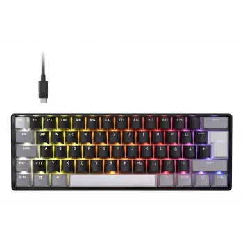 Corsair CLIPPER PRO MINI 60 Hall Effect 60% Wired USB Magnetic Switches QWERTZ Black Gaming Keyboard