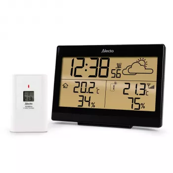 Alecto WS-2300 Wireless Weather Station with Multi-Sensor, Black
