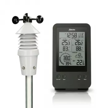 Alecto WS-3400 Professional Weather Station with Wireless 5-in-1 Sensor