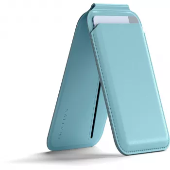 Satechi Magnetic Wallet with Stand for MagSafe - Light Blue