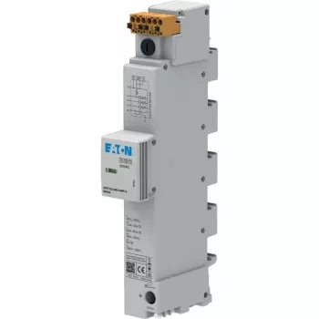 Eaton SPZT123-300/3+NPE-S Type 2 Surge Arrester for 40mm Busbar, 3+NPE, 300V, 20kA/40kA