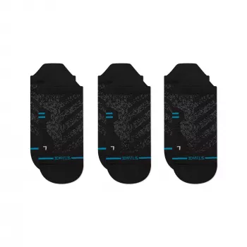 Stance Run Ultralight Tab 3-Pack Running Socks - Black