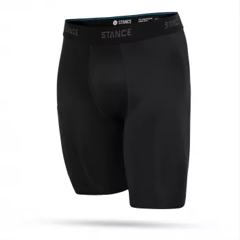 Stance Compression Nylon Thermal Boxer Shorts, Black