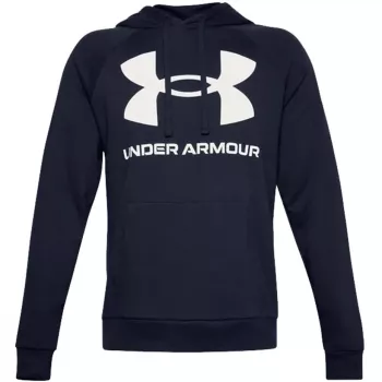 Under Armour Men's Rival Fleece Big Logo HD Hoodie Navy 1357093 410