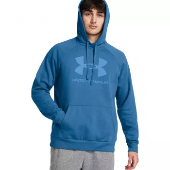 Under Armour Rival Fleece Logo HD Men's Sweatshirt Academy Blue 2XL