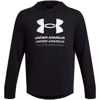 Under Armour Men's UA Rival Terry Graphic Hoodie Black