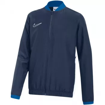 Nike Dri-FIT Academy 25 Kids' Full-Zip Hoodie Navy Blue (L)
