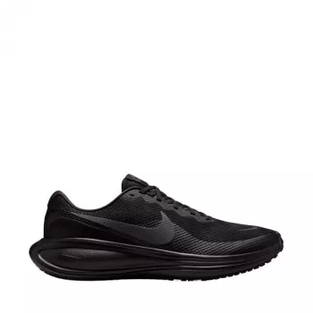 Nike Revolution 8 Men's Road Running Shoes - Black/White/Dark Smoke Grey - Size 40