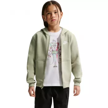 Nike Sportswear Club Fleece Kids' Hoodie in Barely Green, L