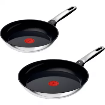 Tefal Emotion Stainless Steel Pan Set, 2-piece, 24/28 cm