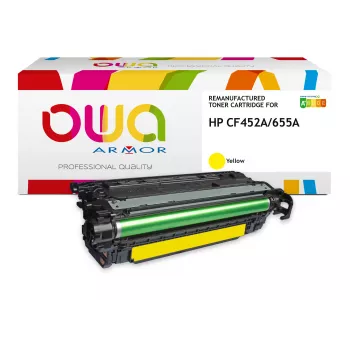Armor OWA yellow toner cartridge compatible with HP CF452A (10500 pages)