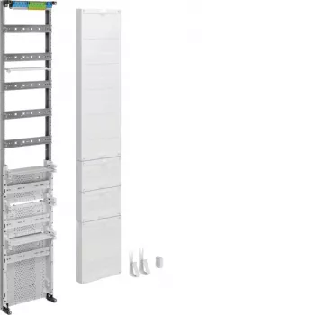 Hager ZU59VT5APZ2 Univers Z meter panel 2-panel 5-Pole distribution plate for 1 meter with APZ space
