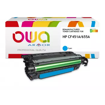 ARMOR OWA Compatible Toner Cartridge for HP CF451A Cyan (10,500 pages)