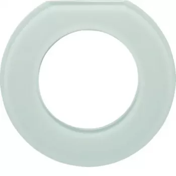 Hager WTD7173GWG Glass Cover Frame, 1-Gang, Polar White