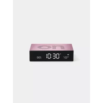 Lexon Flip Premium Digital Alarm Clock Light Pink LR152LP