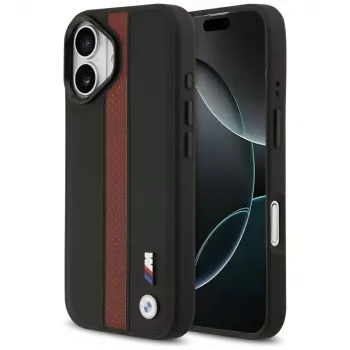 BMW M Perforated Stripe Logo MagSafe Case for iPhone 17 - Red