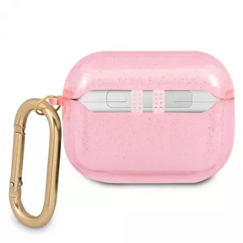 Guess GUAPUCG4GP AirPods Pro Case Pink Glitter Collection