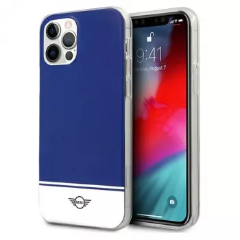 MINI MORRIS Mini MIHCP12MPCUBINA iPhone 12/12 Pro 6.1 inch Navy Hard Case Stripe Collection