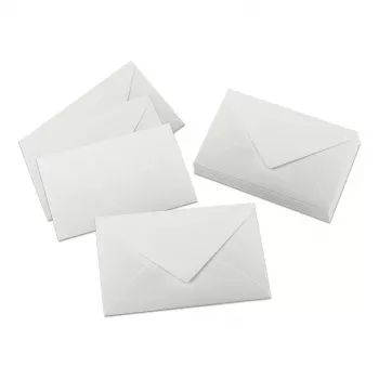 Sigel DU701 C6 White Paper Envelopes, 24-Pack, Self-Adhesive, 80 g/m², Suitable for Laser and Inkjet Printers