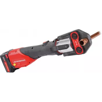 ROTHENBERGER ROMAX 4000 Basic Set with 2.0 Ah & 4.0 Ah Batteries, 18V Cordless Press Tool, 32 kN, CAS System, ROCASE