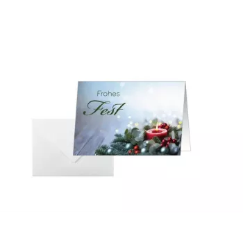 Sigel 25 Christmas Cards Candlelight Cheer A6 with Envelopes