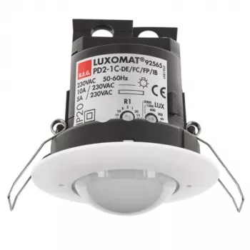 BEG BRCK LUXOMAT PD2-M-1C-DE Ceiling Recessed Presence Detector, 1-Channel, White