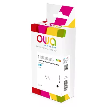 Armor OWA Compatible HP 56 Black Ink Cartridge High Capacity C6656A 21ml
