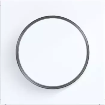 HAGER WAN7060WG Centre Plate for Rotary Dimmer / Rotary Potentiometer, A.x/C.x, White
