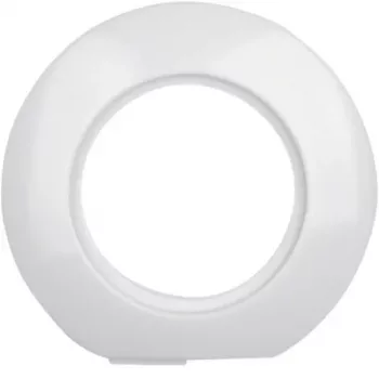 Hager WTD3371WG 1-Gang End Frame, 1930 Series, Glossy Polar White