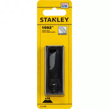 STANLEY BLACK&DECKER Stanley Universal Blades 1992 10 Pieces – High-Quality Trapezoid Blades Made of Carbon Steel for Standard Cutters