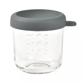 BEABA Glass Storage Jar with Airtight Lid 250 ml Mineral