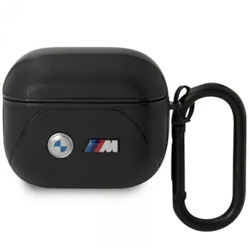 BMW BMA322PVTK AirPods 3rd Generation Case Black Leather Curved Line